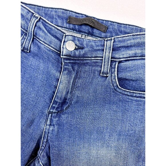 Joe's Jeans Size 25 The Icon Mid Womens Rise Skinny Crop Blue - Picture 2 of 8
